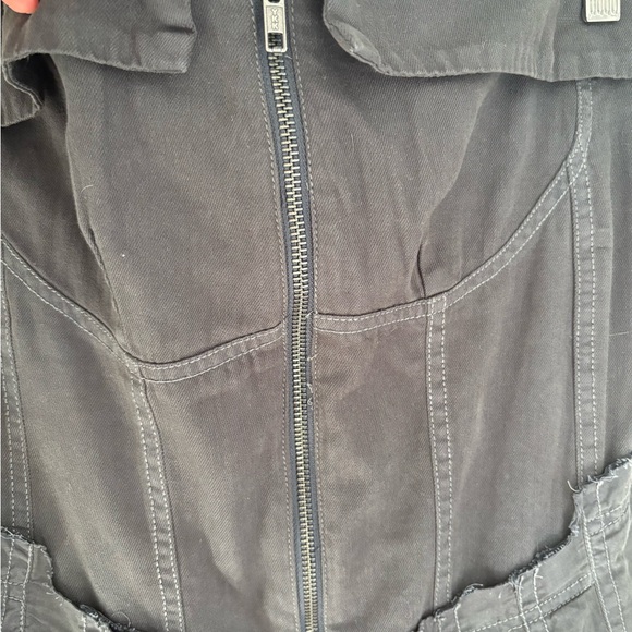 Charcoal grey/black Women's dress - Picture 5 of 9